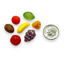 Load image into Gallery viewer, The Ultimate Czech glass fruit salad beads 56pc berries, oranges, lemon lime #1