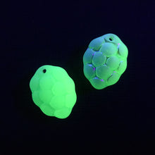 Load image into Gallery viewer, Czech glass berry grape fruit beads 12pc matte blue green opal AB UV blacklight glow-Orange Grove Beads
