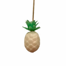 Load image into Gallery viewer, Vintage celluloid small pineapple beads charms 2 sets (4pc)