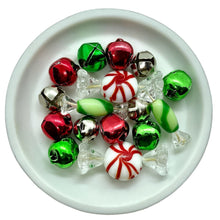 Load image into Gallery viewer, Christmas bead box Czech glass trees angels snowflakes &amp; more 400+pcs
