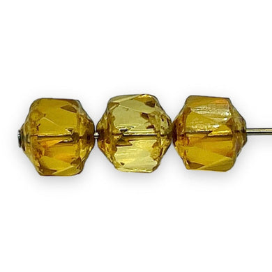 Antique Faceted Glass Bead Necklace - Canada Antique Faceted Glass Bead Necklace - Canada