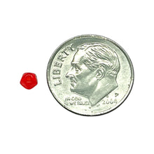 Load image into Gallery viewer, Czech glass tiny English cut beads 100pc hyacinth red 3mm
