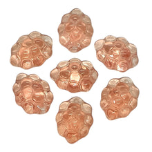 Load image into Gallery viewer, Czech glass berry fruit beads 12pc rosaline pink 14x10mm
