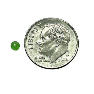 Czech glass round druk beads 100pc frosted translucent green 3mm