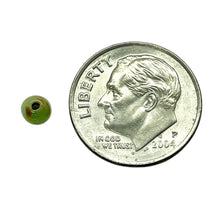 Load image into Gallery viewer, Czech glass round druk beads 100pc turquoise picasso 4mm
