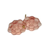 Load image into Gallery viewer, Czech glass berry fruit beads 12pc rosaline pink 14x10mm
