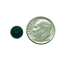 Load image into Gallery viewer, Czech glass round druk beads 30pc matte jet black 8mm
