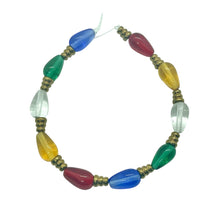 Load image into Gallery viewer, Mini Christmas holiday colored string light bulb beads 10 sets (20pc) 13mm

