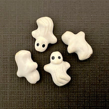 Load image into Gallery viewer, Peruvian ceramic tiny white ghost beads 4pc 14x11mm-Orange Grove Beads
