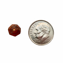 Load image into Gallery viewer, Czech glass cathedral beads 22pc topaz brown 8mm
