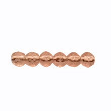 Load image into Gallery viewer, Czech glass tiny English cut beads 50pc rosaline pink 4mm-Orange Grove Beads
