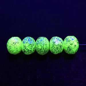 Czech glass faceted rondelle beads 25pc honeydew green mercury 7x5mm