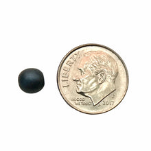 Load image into Gallery viewer, Czech glass round druk beads 79pc opaque midnight navy blue 6mm
